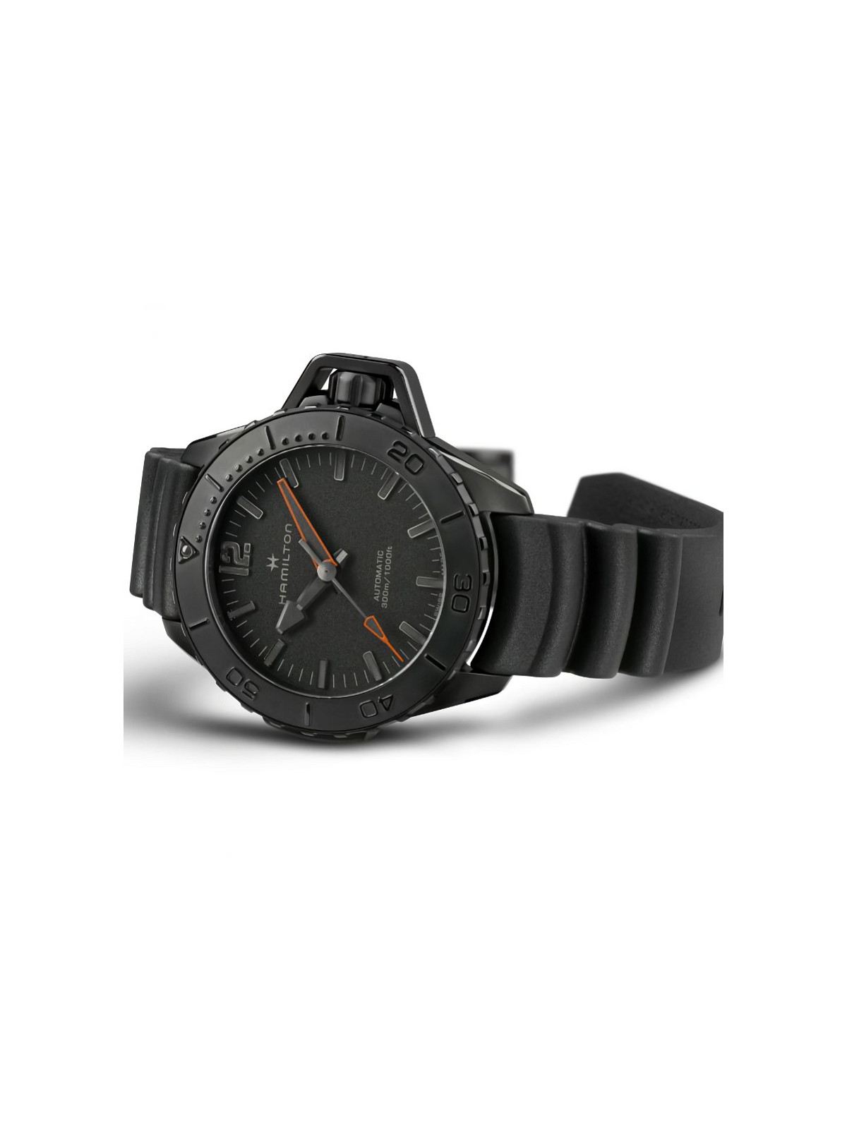 Khaki Navy Frogman Auto H77845330 dettaglio