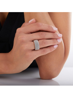 Anello Unoaerre in argento bianco Chicco 711ECA0110000 mis. 14 modella