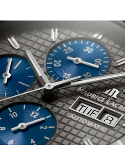 Maurice Lacroix AIKON Automatic Chronograph Titanium 44mm AI6038-TT032-330-1 dettaglio